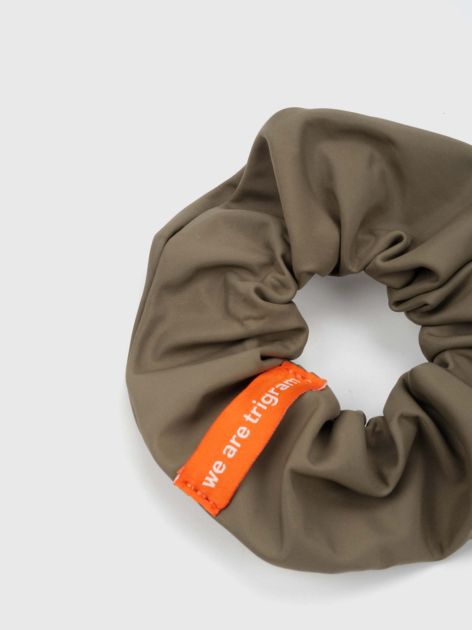Hair Scrunchy - Green Clay