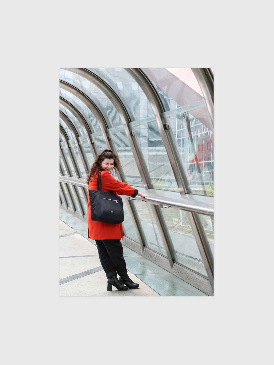 Carry-All Tote Bag - Charcoal Black