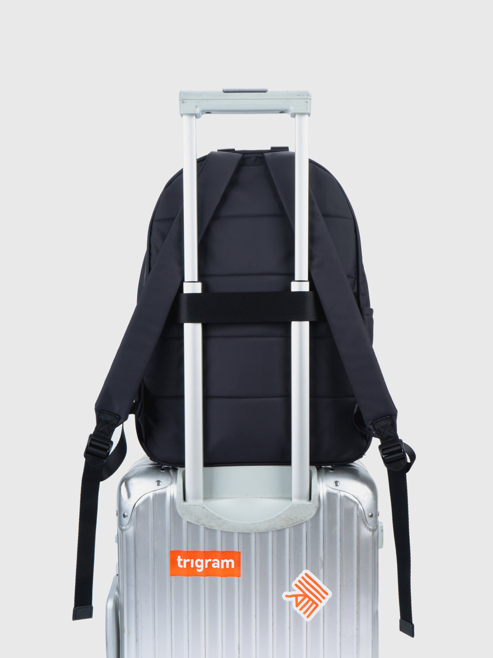 City Round Backpack - Charcoal Black