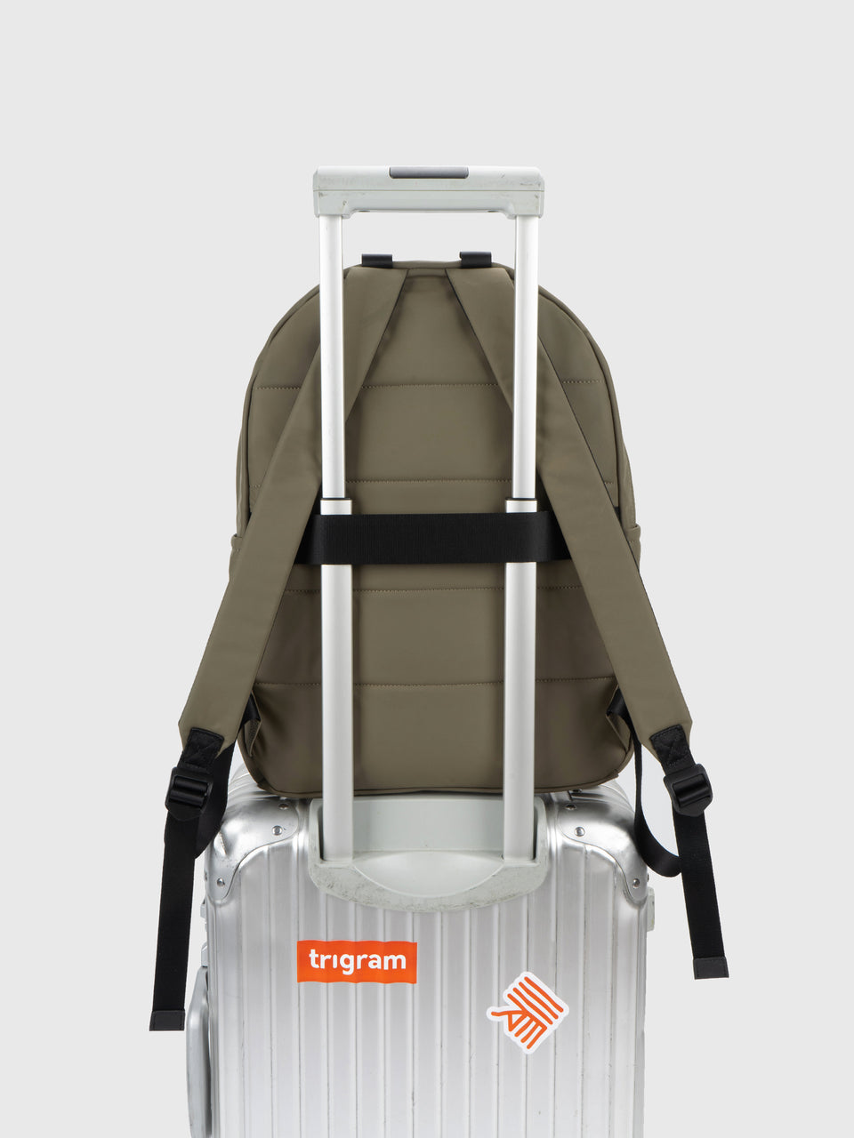 City Round Backpack - Green Clay