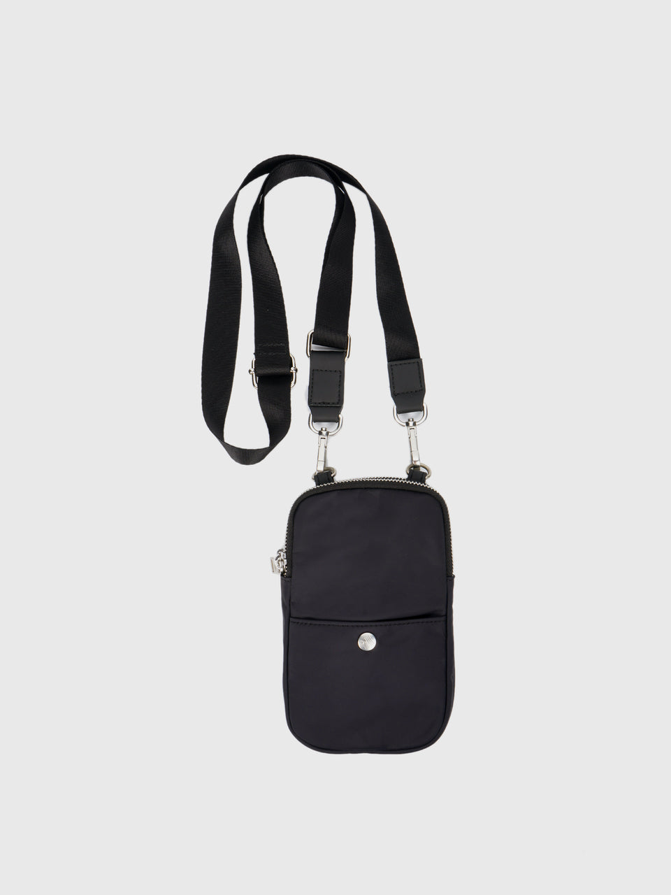 Double-Phone Bag - Charcoal Black
