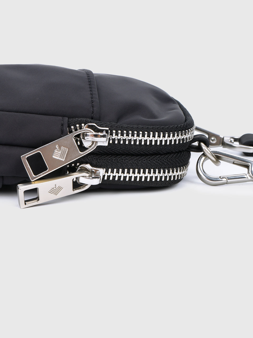 Double-Phone Bag - Charcoal Black