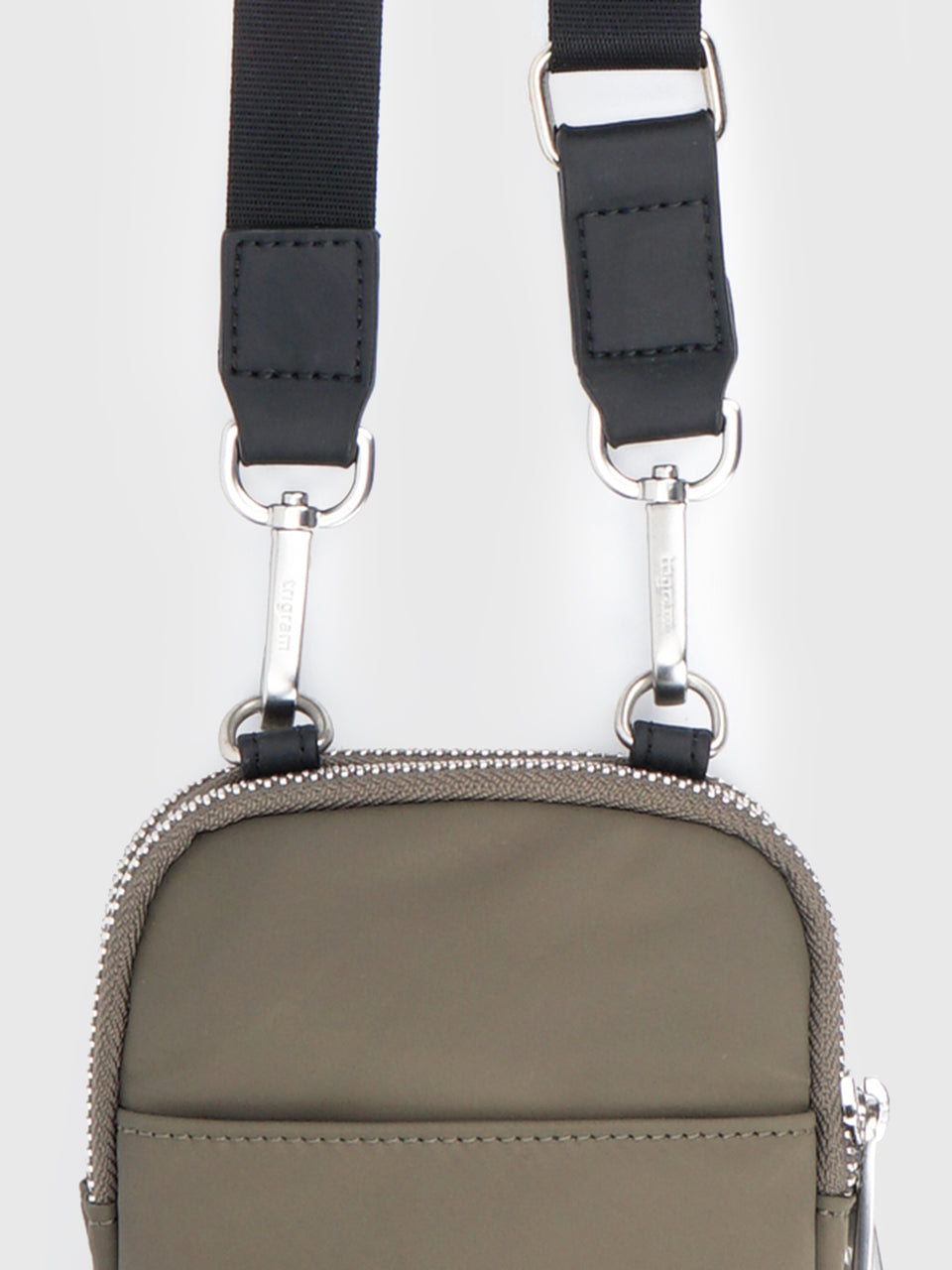 Double-Phone Bag - Green Clay