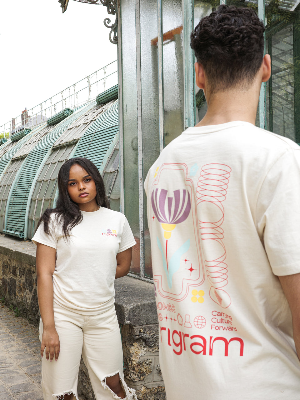 Flower Lab T-Shirt - Cream